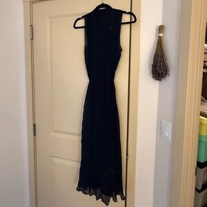 Banana Republic Dark Blue Midi Dress